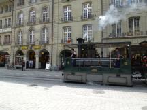 Dampf-Tram (Bj 1894) in der Marktgasse