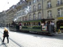 Dampf-Tram (Bj 1894) in der Marktgasse