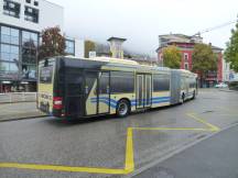 Bus in Locarno im Design der ABe 4/6 der Centovallibahn