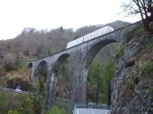 Viadukt über den Rio di Droi