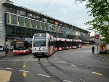 Abfahrt vom Bahnhofsvorplatz in Frauenfeld