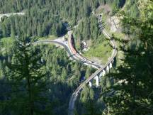 Albulaviadukt III, Fahrtrichtung St. Moritz