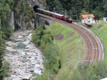 auf der unteren Wattingerbrücke vor dem Wattingerkehrtunnel