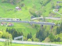 Cisalpino Pendolino auf der Zgraggentalbrücke