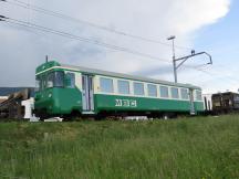 Steuerwagen am Endbf Bière