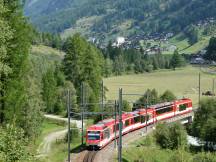 Täschsandbrücke zwischen Täsch und Zermatt