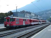 Bf Brig, Haltepunkt auf dem Bahnhofsvorplatz