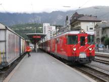 Bf Brig, Haltepunkt auf dem Bahnhofsvorplatz