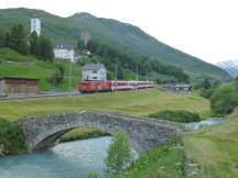 unterhalb der Ortschaft Hospental