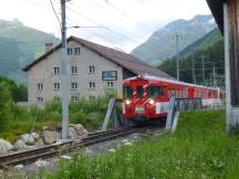 Brücke über die Gotthardreuss bei Hospental