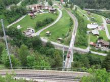 untere Etage vor Befahren des Grengiols-Kehrtunnels