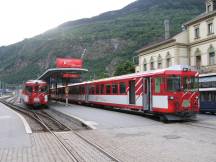 Bf Brig, Haltepunkt auf dem Bahnhofsvorplatz