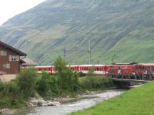 Brücke über die Unteralpreuss in Andermatt