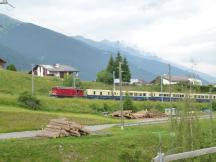 Glacier Express zwischen Disentis und Segnas