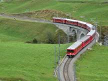 Richleren-Viadukt über die Reuss zwischen Realp und Hospental