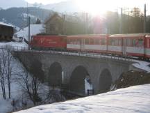 Val-Strem-Viadukt zwischen Rueras und Sedrun