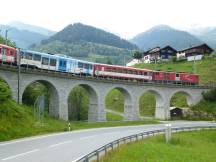 Val-da-Cuox-Viadukt zwischen Segnas und Acla da Fontauna