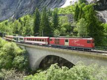 Reuss-Viadukt oberhalb von Göschenen