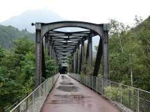 Brücke über Rhône-Seitenfluss Massa zw Naters und Bitsch