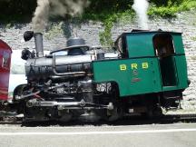 Kohlegefeuerte Dampflok #6 (Bj 1933) im Talbahnhof Brienz