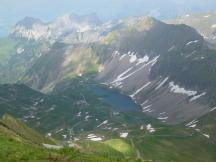 Ausblick vom Brienzer Rothorn nach Norden auf den Eisee