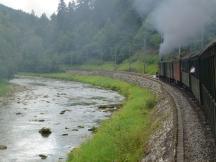 entlang der Sihl zwischen Sihlwald und Sihlbrugg (kein Linienverkehr mehr)