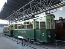 TW Ce 2/2 Nr. 2 (Bj 1923) der Uetlibergbahn mit seitlich versetztem Pantographen