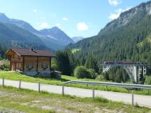 Langwieser Viadukt, aufgenommen aus wartenden Zug am Bf Langwies