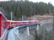 Brücke über den Grosstobel (Länge 64 m)