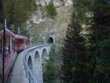 Brücke über den Clasaurer Tobel (Länge 64 m)