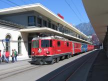 Bf Chur, Halt auf dem Bahnhofsvorplatz