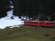 am Bf Litzirüti - deutlich sichtbare Schneegrenze