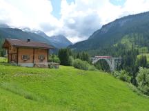 Langwieser Viadukt, aufgenommen gegenüber dem Bf Langwies