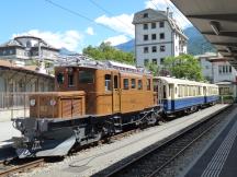 im Bahnhof Tirano, Warten auf die Rückfahrt