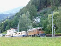 Ausfahrt Bahnhof Poschiavo