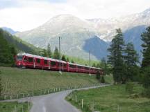 Bernina Express im Val Bever
