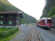 Tw Be 4/4 (Bj 1971) am Bf Davos Monstein