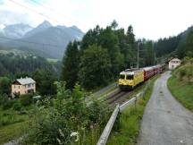 Ausfahrt Bf Ftan Baraigla Richtung Scuol-Tarasp