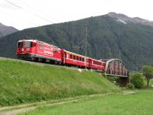 Brücke über den Inn nördlich von Zernez