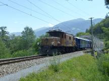 auf der Brücke über den Vorderrhein bei Reichenau-Tamins