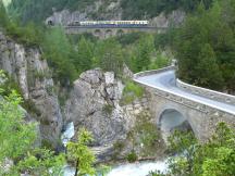 Albulatal zwischen Bergün und Preda