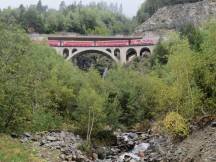 Val-Lumpegna-Viadukt zwischen Disentis und Sumvitg Cumpadials