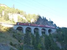 Rugnux-Viadukt oberhalb vom Albulaviadukt I