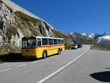 am Furka-Pass, kurz vor Erreichen von Belvédère