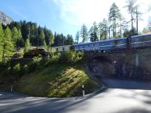 Brücke über die Landstraße oberhalb vom Albulaviadukt IV