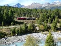 Dieselelektrisch zwischen Samedan und Pontresina