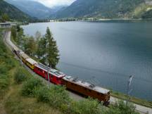 am Ufer des Lago di Poschiavo