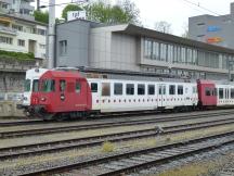 im Bahnhof Fribourg