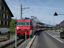 Bahnübergang der Engelbergstr in Oberdorf