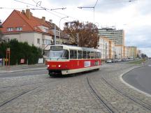 Einfahrt Endschleife Sídliště Petřiny